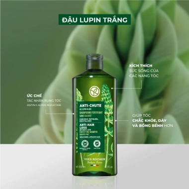 Dầu gội thiên nhiên Yves Rocher 300ml Không Sulfate Không Silicone - Giá 90.000đ