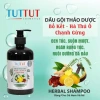 Dầu gội Tuttut Bo Kết Chanh Gừng 500ml - Giá giảm 75.000đ, tóc mềm mượt, ngăn gàu