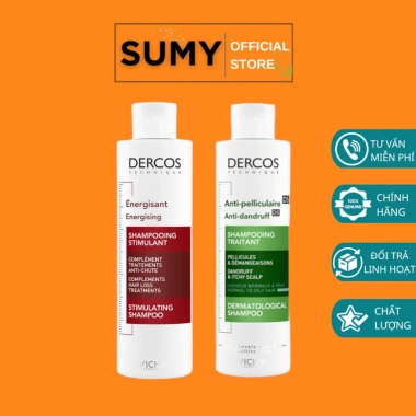 Dầu Gội Vichy Dercos Ngừa Rụng Tóc Xanh-Đỏ 200ml - Giảm Giá SUMY 379k
