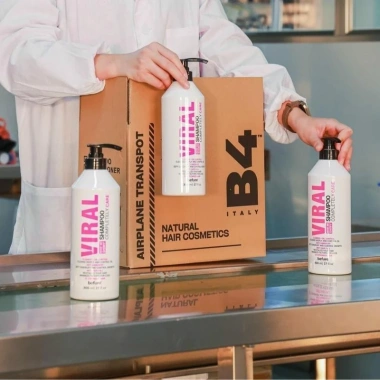 Dầu gội Viral B4 800ml Phục hồi tóc hư tổn, thơm mềm mượt, trị gàu Giá 389.000 VND 3