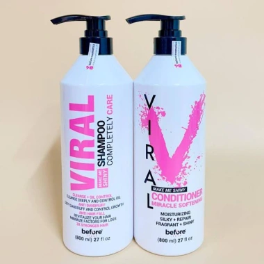 Dầu gội Viral B4 800ml Phục hồi tóc hư tổn, thơm mềm mượt, trị gàu Giá 389.000 VND 8