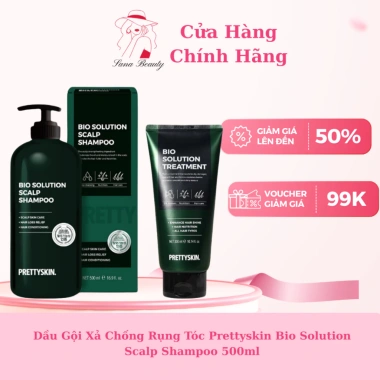 Dầu Gội Xả Chống Rụng Tóc Pretty Skin Bio Solution 500ml - Giảm Giá Đến 680k