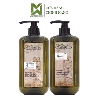 Dầu gội xả Dangello Keratin 800ml – Phục hồi siêu mượt, chính hãng, giảm còn 380.000₫