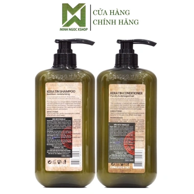 Dầu gội xả Dangello Keratin 800ml – Phục hồi siêu mượt, chính hãng, giảm còn 380.000₫