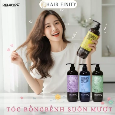Dầu Gội Xả DELOFIL Argan Oil 800ml - Sạch Gàu, Kiềm Dầu, Chống Gãy Rụng, 250k