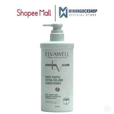 Dầu Gội Xả ELVAWELL White Truffle 500ml-1.000ml - Giảm Gàu, Ngăn Rụng, Kiểm Soát Dầu, 300k