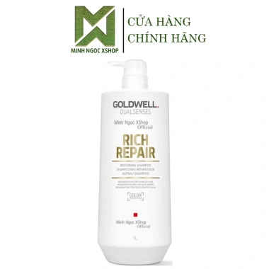 Dầu gội xả Goldwell Dualsenses Rich Repair 1.000ml - Phục hồi tóc hư tổn, giảm giá 18% chỉ 820.000 VND 10