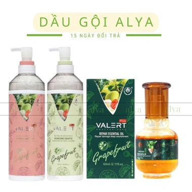 Dầu gội xả Grapefruit Valert - Nhanh mọc tóc, giảm rụng - ALYA chính hãng 115k 7