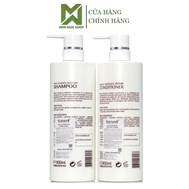 Dầu gội xả Karseell Maca Care System 800ml chính hãng - Phục hồi siêu mượt, giá 350k
