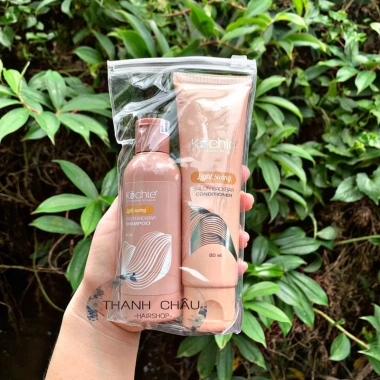 Dầu gội & xả Kochie BackBar 80ml x2 - Dưỡng ẩm, bóng mượt, giữ màu nhuộm lâu, tóc dày