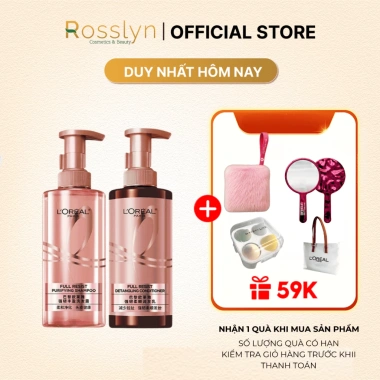 Dầu gội xả L Oreal Elseve Full Resist 440ml - Ngăn gãy rụng, tóc chắc khỏe, chỉ 235k Dầu gội xả L Oreal Elseve Full Resist 440ml - Ngăn gãy rụng, tóc chắc khỏe, chỉ 235k