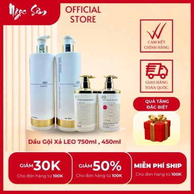 Dầu Gội Xả LEO C'BACOL PROSEE Chính Hãng 750ml + 460ml x2 – Phục Hồi Dưỡng Ẩm, Tóc Bóng Mượt, Giảm Giá 136k