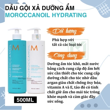 Dầu gội xả Moroccanoil phục hồi, dưỡng ẩm, tăng phồng, suôn mượt, chống rối, giữ màu - Giá ưu đãi 845.000đ 5