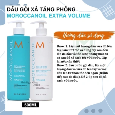 Dầu gội xả Moroccanoil phục hồi, dưỡng ẩm, tăng phồng, suôn mượt, chống rối, giữ màu - Giá ưu đãi 845.000đ 9