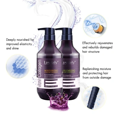 Dầu gội xả phục hồi Vitamin E Collagen 800ml - Chống gãy rụng tóc, tóc đẹp salon tại nhà, giảm giá 500k