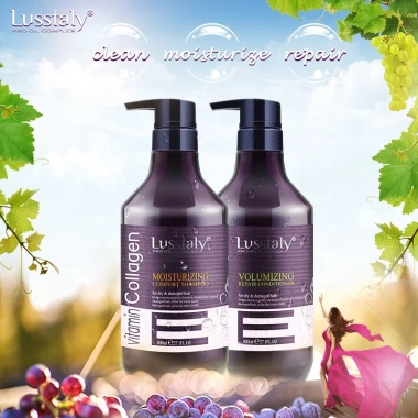 Dầu gội xả phục hồi Vitamin E Collagen 800ml - Chống gãy rụng tóc, tóc đẹp salon tại nhà, giảm giá 500k