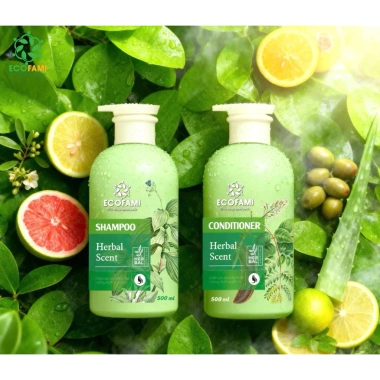 Dầu gội xả sinh học ECOFAMI 800ml phục hồi tóc khô xơ, giảm rụng, kích thích mọc tóc 10 Dầu gội xả sinh học ECOFAMI 800ml phục hồi tóc khô xơ, giảm rụng, kích thích mọc tóc 10