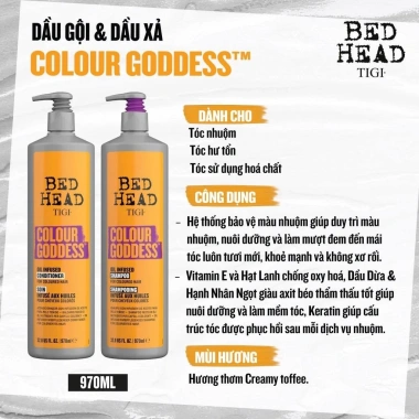 Dầu gội xả TIGI BED HEAD Xanh Đỏ Tím Cam 400‑970ml – Dưỡng ẩm, phục hồi tóc hư tổn khô sơ, cao cấp, giảm giá 520k 4