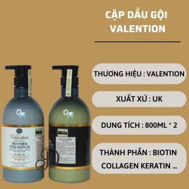 Dầu Gội Xả VALENTION Collagen 800ml*2 - Siêu Mượt Chống Rụng Ngứa Gàu - 550.000₫ 3