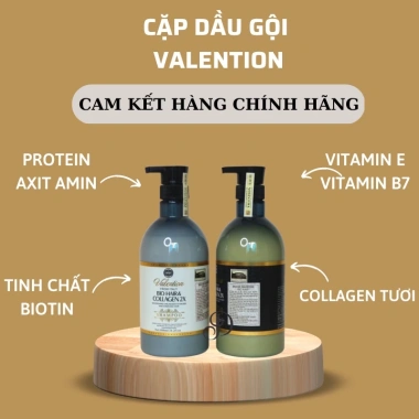 Dầu Gội Xả VALENTION Collagen 800ml*2 - Siêu Mượt Chống Rụng Ngứa Gàu - 550.000₫ 4