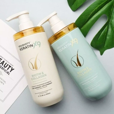 Dầu Gội Xả Voudioty Keratin 500ml – Khôi phục tóc hư nặng, giảm giá 200.000 VND