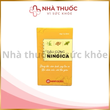 Dầu Gừng Nam Dược 20ml làm ấm, phòng cảm lạnh, giảm đau xương khớp, nhức đầu, phòng say xe, giảm giá 22% chỉ 82.000₫