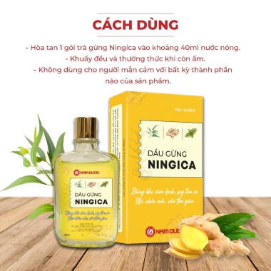 Dầu gừng Nam Dược Ningica 99k - Giảm đau bụng, làm ấm, cảm lạnh, nghẹt mũi, muỗi đốt 6 Dầu gừng Nam Dược Ningica 99k - Giảm đau bụng, làm ấm, cảm lạnh, nghẹt mũi, muỗi đốt 6