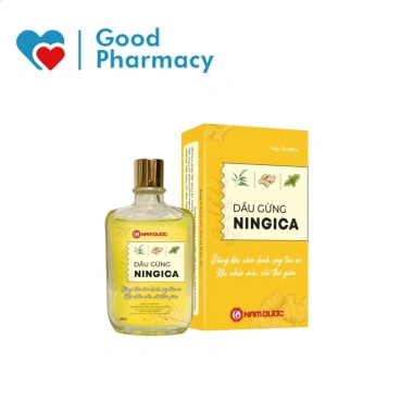 Dầu gừng Nam Dược Ningica 99k - Giảm đau bụng, làm ấm, cảm lạnh, nghẹt mũi, muỗi đốt