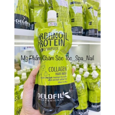 Dầu Hạp Ủ Tóc Phục Hồi Dưỡng Ẩm Collagen Arganoil Protein 500ml Túi/Hũ Giá 250k