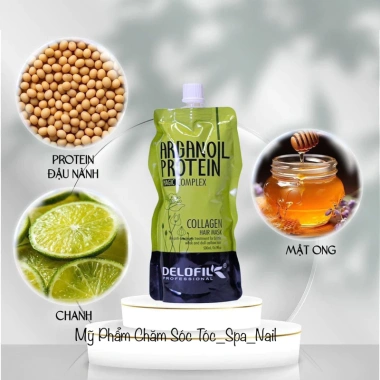 Dầu Hạp Ủ Tóc Phục Hồi Dưỡng Ẩm Collagen Arganoil Protein 500ml Túi/Hũ Giá 250k