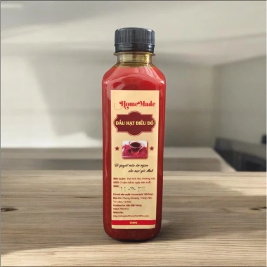 Dầu hạt điều đỏ 350ml Homemade nguyên chất, đậm đặc - Giá chỉ 42.000₫