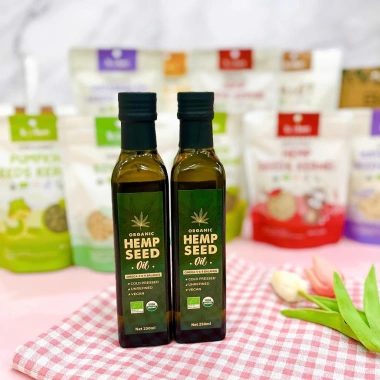 Dầu Hạt Gai Hữu Cơ BioBees 250ml - Dầu ăn dặm cho bé, giá ưu đãi 269.000₫