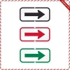 Dấu hiệu phản quang lỗ gắn khoan sẵn - Mũi tên đối xứng, an toàn, dễ lắp đặt, giá ưu đãi 107.800₫ 4