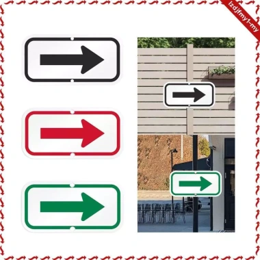 Dấu hiệu phản quang lỗ gắn khoan sẵn - Mũi tên đối xứng, an toàn, dễ lắp đặt, giá ưu đãi 107.800₫