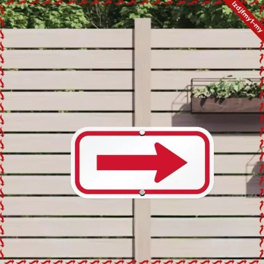 Dấu hiệu phản quang lỗ gắn khoan sẵn - Mũi tên đối xứng, an toàn, dễ lắp đặt, giá ưu đãi 107.800₫