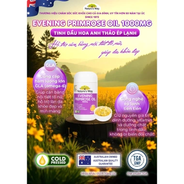 Dầu hoa anh thảo Nature's Way 190V - cải thiện nội tiết tố, giá ưu đãi 550.000 VND 6