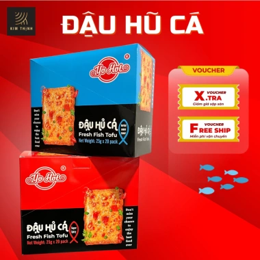 Đậu Hũ Chả Cá Ăn Liền 500g - 20 Gói/Hộp Kim Thịnh Food, Giá Siêu Tiết Kiệm 43.500 VND 4