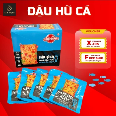 Đậu Hũ Chả Cá Ăn Liền 500g - 20 Gói/Hộp Kim Thịnh Food, Giá Siêu Tiết Kiệm 43.500 VND 5