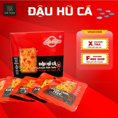 Đậu Hũ Chả Cá Ăn Liền 500g - 20 Gói/Hộp Kim Thịnh Food, Giá Siêu Tiết Kiệm 43.500 VND 6