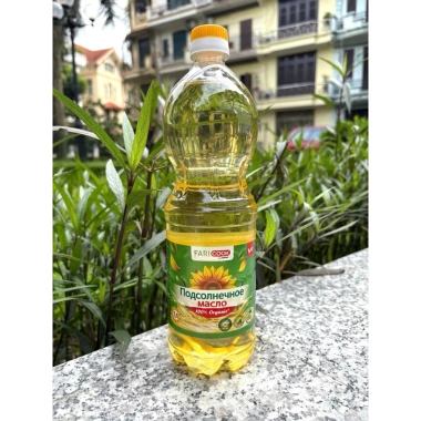 Dầu hướng dương 1L nhập khẩu Nga ngày mới sản xuất, giá chỉ 68.000đ, giá rẻ giảm mạnh