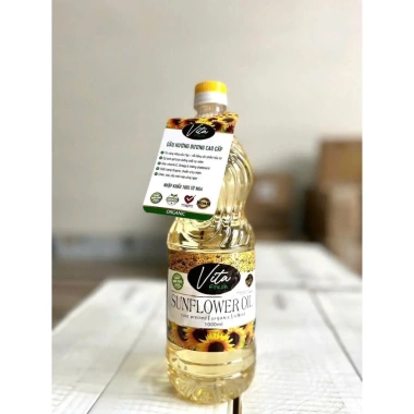 Dầu hướng dương hữu cơ VitaFresh 1L – Giá chỉ 85.500₫, dinh dưỡng cao, giảm giá