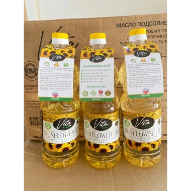 Dầu hướng dương hữu cơ VitaFresh 1L – Giá chỉ 85.500₫, dinh dưỡng cao, giảm giá