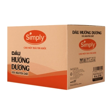 Dầu Hướng Dương Simply 2L - Giá chỉ 157.000 VND, thơm ngon, sạch an toàn