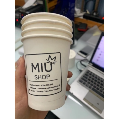 Dấu in cốc nhựa, cốc giấy, in logo tùy chỉnh - Giảm giá 160k (giá gốc 203,200) - In túi nilong, bìa carton, bao bì