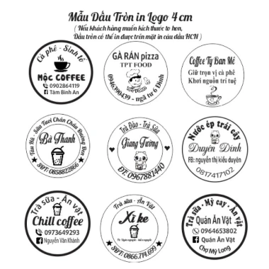 Dấu in cốc nhựa, cốc giấy, in logo tùy chỉnh - Giảm giá 160k (giá gốc 203,200) - In túi nilong, bìa carton, bao bì