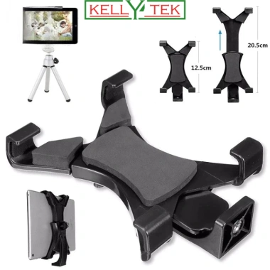 Đầu kẹp chữ X cho iPad - Giá đỡ tripod livestream, chụp ảnh, quay video, xem phim, giảm giá 42.000, độ bền cao, thiết kế chắc chắn 4