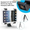 Đầu kẹp chữ X cho iPad - Giá đỡ tripod livestream, chụp ảnh, quay video, xem phim, giảm giá 42.000, độ bền cao, thiết kế chắc chắn 7