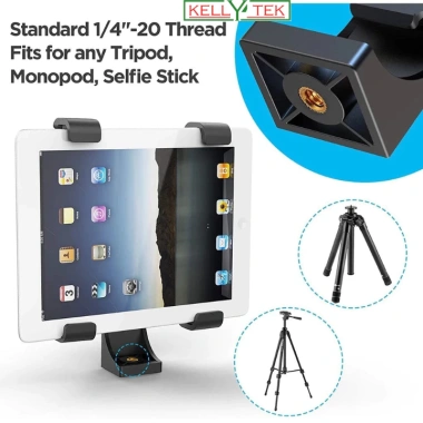Đầu kẹp chữ X cho iPad - Giá đỡ tripod livestream, chụp ảnh, quay video, xem phim, giảm giá 42.000, độ bền cao, thiết kế chắc chắn 7