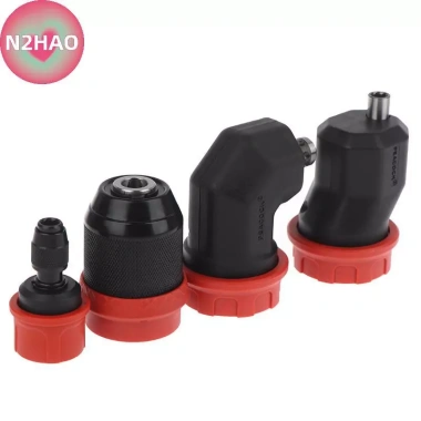 Đầu kẹp chuyển đổi N2HAO mũi khoan nhanh 6,35mm cho mũi lục giác, tương thích máy khoan dây và không dây