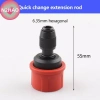 Đầu kẹp chuyển đổi N2HAO mũi khoan nhanh 6,35mm cho mũi lục giác, tương thích máy khoan dây và không dây 13